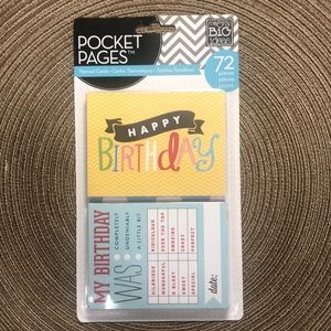 Mambi Pocket Pages Birthday Themed